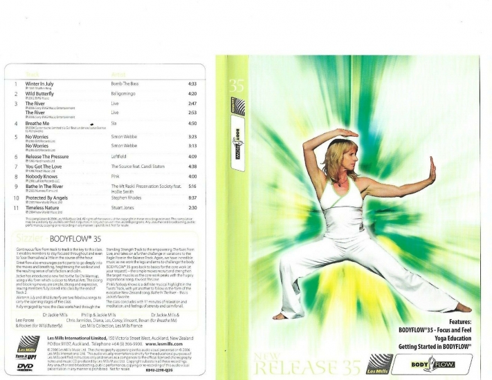 LesMills Routines BODY BALANCE 35 DVD + CD + waveform graph - Click Image to Close