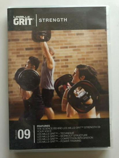 LesMills Routines GRIT Strength 09 DVD + CD+ waveform graph - Click Image to Close