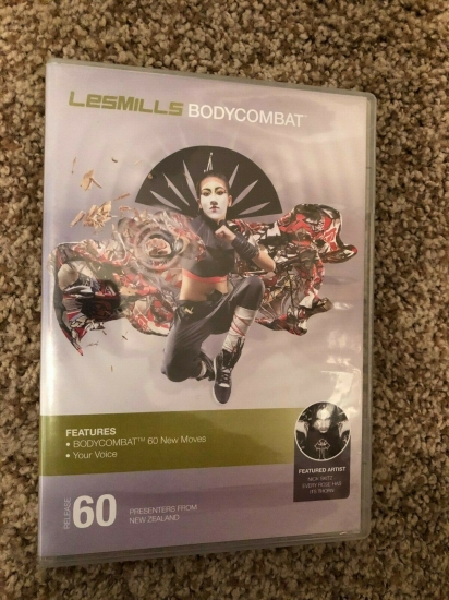 LesMills Routines BODY COMBAT 60 DVD + CD + waveform graph - Click Image to Close