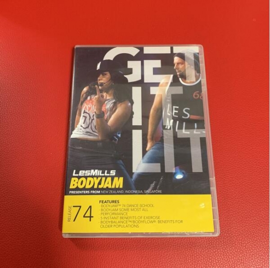 Les Mills Body Jam 74 Complete with DVD, CD, Notes - Click Image to Close