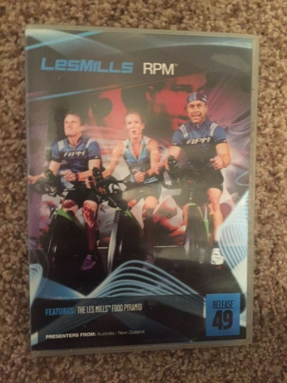 LesMills Routines RPM 45 DVD + CD + waveform graph - Click Image to Close