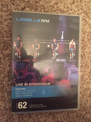 LesMills Routines RPM 62 DVD + CD + waveform graph
