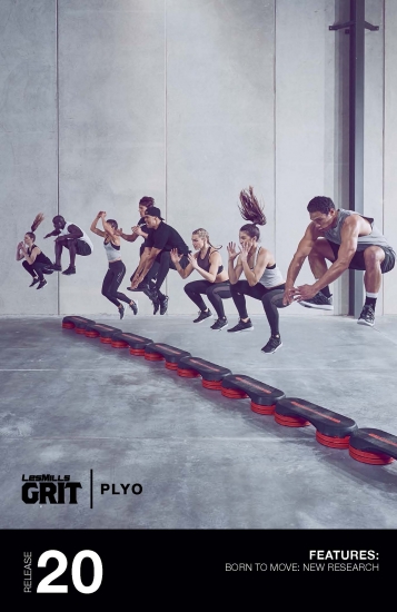 LesMills Routines GRIT Plyo 20 DVD+CD+ waveform graph - Click Image to Close