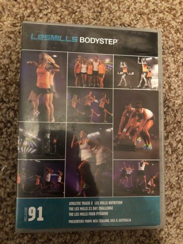 LesMills Routines BODY STEP 91 DVD + CD + waveform graph