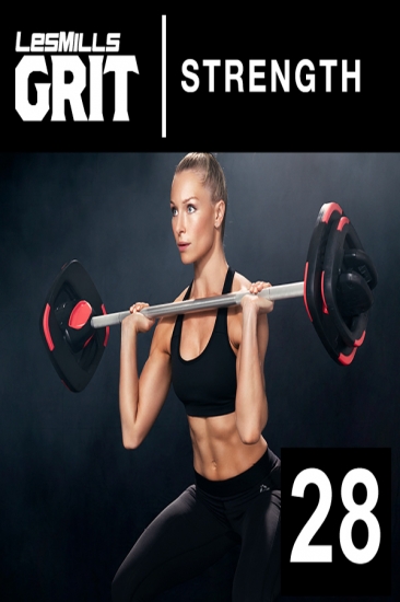 2019 Q1 LesMills Routines GRIT STRENGTH 28 DVD + CD+Notes - Click Image to Close
