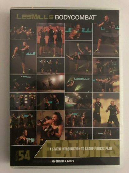 LesMills Routines BODY COMBAT 54 DVD + CD + waveform graph - Click Image to Close