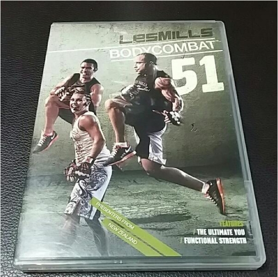 LesMills Routines BODY COMBAT 51 DVD + CD + waveform graph - Click Image to Close