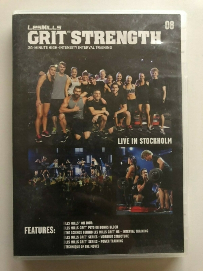 LesMills Routines GRIT Strength 08 DVD + CD+ waveform graph - Click Image to Close