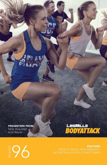 LesMills Routines BODY ATTACK 96DVD + CD + NOTES - Click Image to Close