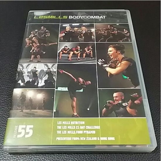 LesMills Routines BODY COMBAT 55 DVD + CD + waveform graph - Click Image to Close