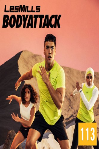 Hot Sale New Q3 2021 LesMills BODY ATTACK 113 DVD, CD & Notes