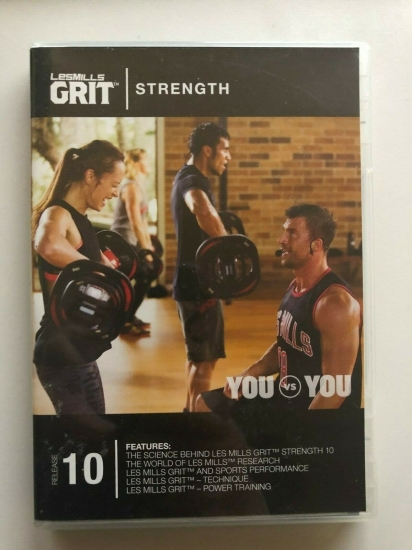 LesMills Routines GRIT Strength 10 DVD + CD+ waveform graph - Click Image to Close