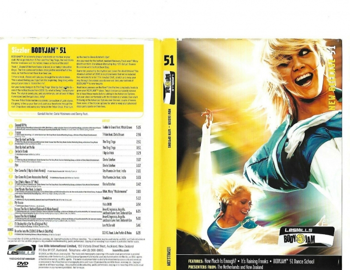 Les Mills Body Jam 51 Complete with DVD, CD,Notes - Click Image to Close