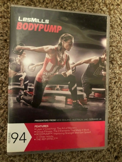 LesMills Routines BODY PUMP 94 DVD + CD + waveform graph - Click Image to Close