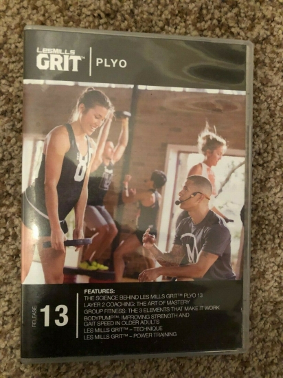 LesMills Routines GRIT Plyo 13 DVD+CD+ waveform graph - Click Image to Close