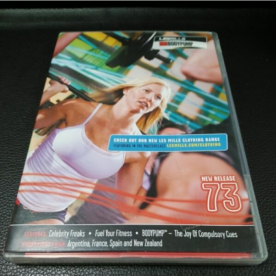 LesMills Routines BODY PUMP 73 DVD + CD + waveform graph - Click Image to Close