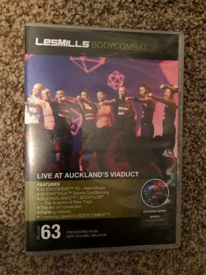 LesMills Routines BODY COMBAT 63 DVD + CD + waveform graph - Click Image to Close
