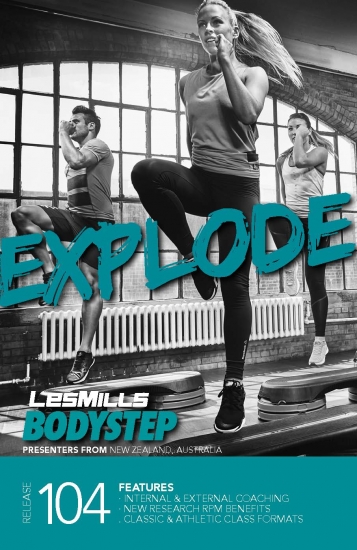 LesMills Routines BODY STEP 104 DVD + CD + waveform graph - Click Image to Close