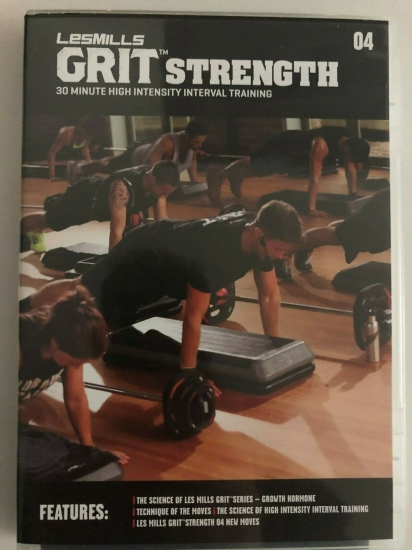 LesMills Routines GRIT Strength 04 DVD + CD+ waveform graph - Click Image to Close