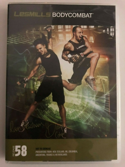 LesMills Routines BODY COMBAT 58 DVD + CD + waveform graph - Click Image to Close