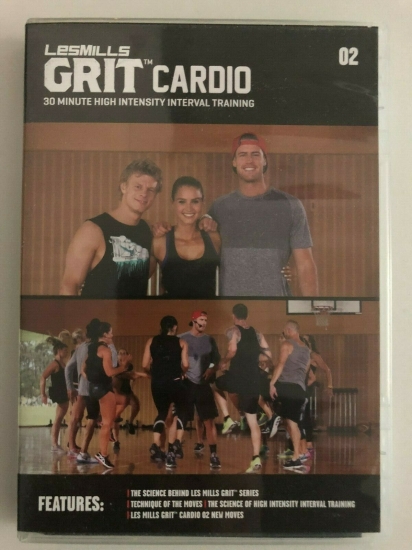 LesMills Routines GRIT Cardio 02 DVD+CD + waveform graph - Click Image to Close