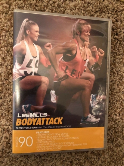 LesMills Routines BODY ATTACK 90DVD + CD + NOTES - Click Image to Close