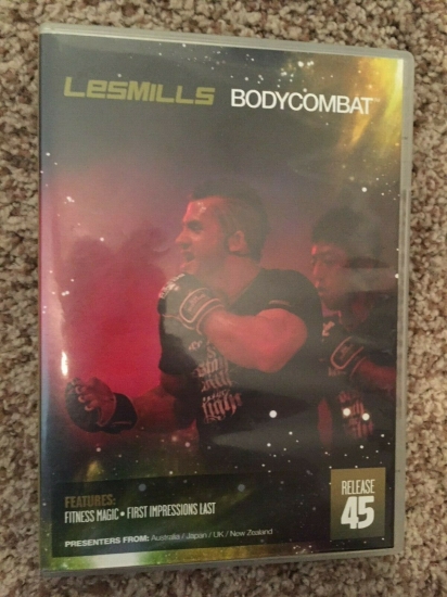 LesMills Routines BODY COMBAT 45 DVD + CD + waveform graph - Click Image to Close