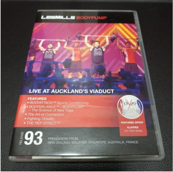 LesMills Routines BODY PUMP 93 DVD + CD + waveform graph - Click Image to Close
