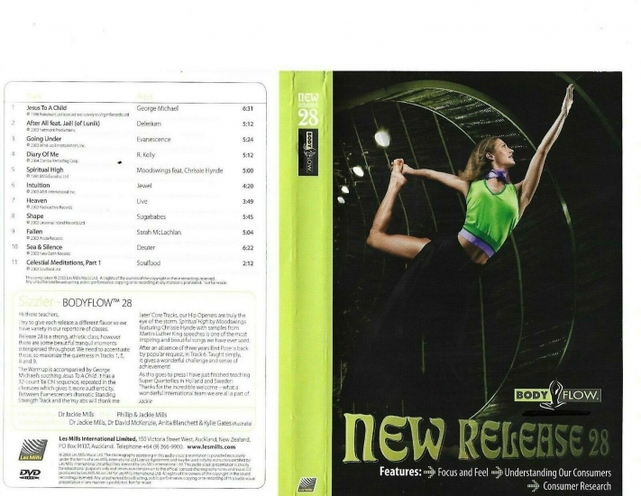 LesMills Routines BODY BALANCE 28 DVD + CD + waveform graph - Click Image to Close