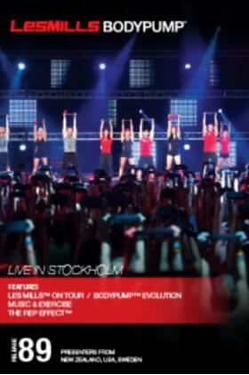 LesMills Routines BODY PUMP 89 DVD + CD + waveform graph - Click Image to Close