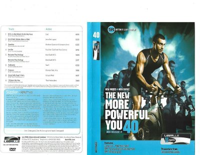 LesMills Routines RPM 40 DVD + CD + waveform graph