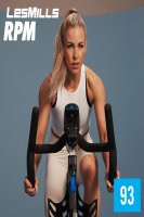 Hot Sale New Q1 2022 LesMills RPM 93 DVD, CD & Notes