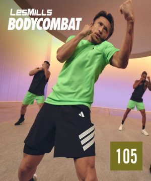 Hot Sale New Les Mills BODY COMBAT 105 Video,CD & Notes