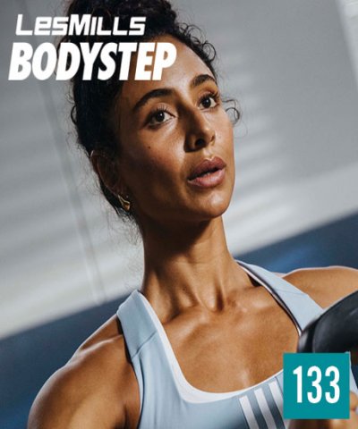 Hot Sale New Q4 2023 LesMills BODY STEP 133 DVD, CD NOTES