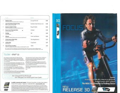 LesMills Routines RPM 30 DVD + CD + waveform graph