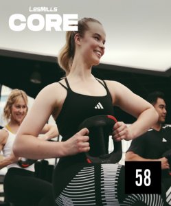 Hot Sale New Q2 2025 LesMills CORE 58 DVD, CD & Notes