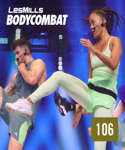 Hot Sale New Les Mills BODY COMBAT 106 Video,CD & Notes