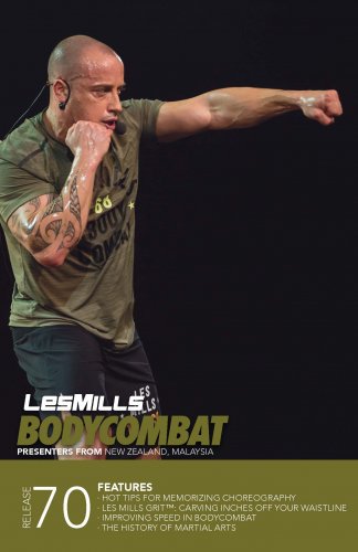 LesMills Routines BODY COMBAT 70 DVD + CD + waveform graph