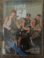 LesMills Routines RPM 54 DVD + CD + waveform graph