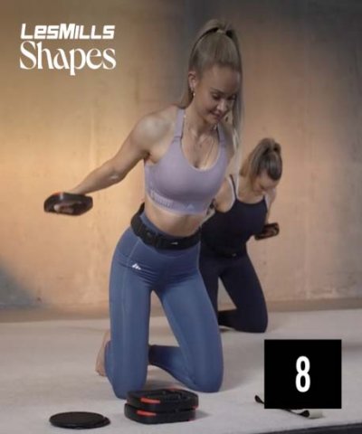 LES MILLS SHAPES 08 VIDEO+Music+Notes