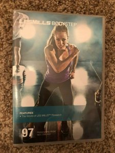 LesMills Routines BODY STEP 97 DVD + CD + waveform graph