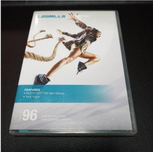 LesMills Routines BODY STEP 96 DVD + CD + waveform graph