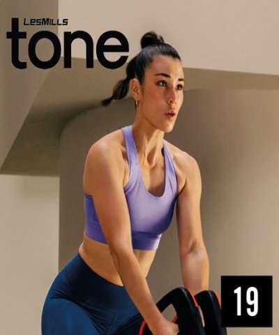 Hot Sale New Q4 2022 LESMILLS TONE 19 DVD+CD+NOTES