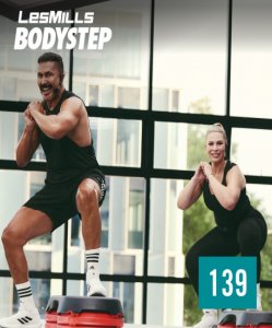 Hot Sale New Q2 2025 LesMills BODY STEP 139 DVD, CD NOTES