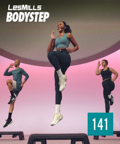 Hot Sale New Q4 2025 LesMills BODY STEP 141 DVD, CD NOTES