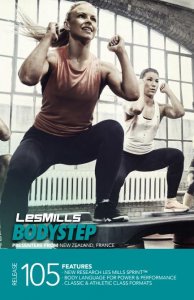 LesMills Routines BODY STEP 105 DVD + CD + waveform graph