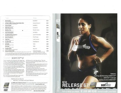 LesMills Routines BODY STEP 67 DVD + CD + waveform graph