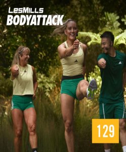 Hot Sale New Q3 2025 LesMills BODY ATTACK 129 DVD, CD & Notes