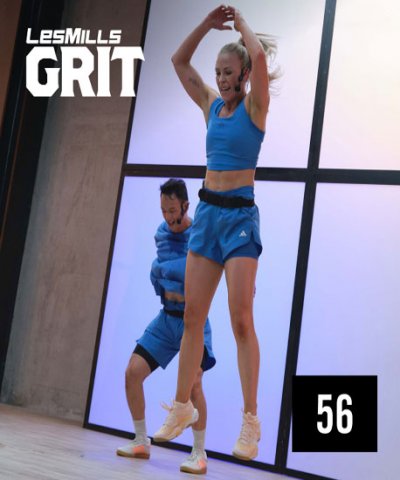 Hot Sale New Q2 2026 LesMills GRIT STRENGTH 56 DVD, CD & Notes