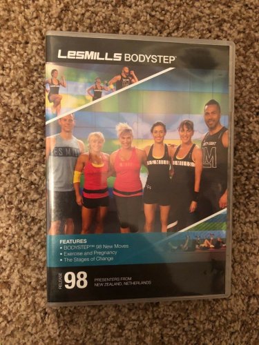 LesMills Routines BODY STEP 98 DVD + CD + waveform graph